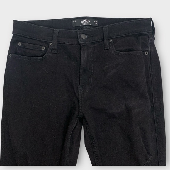 Hollister Black Distressed Vintage Straight Jeans - Picture 3 of 7
